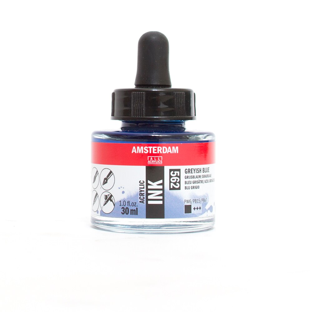 Amsterdam, Ink, Acrylic, Art & School, Acrylic, 30ml, 266260, Grey Blue